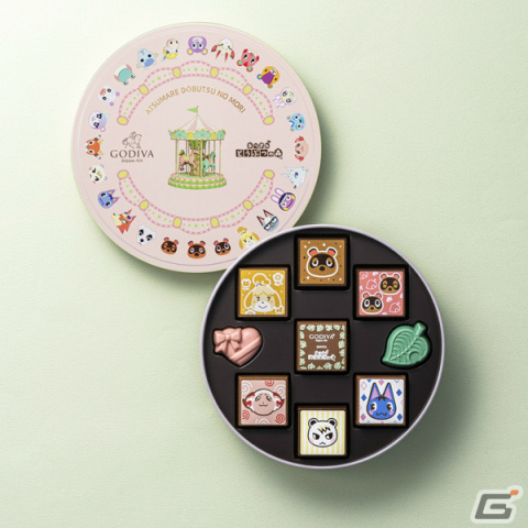 ゴディバ×「あつまれ どうぶつの森」の限定チョコアソートが販売開始！たぬきちやしずえたちの描かれた可愛らしいデザインに注目の画像6