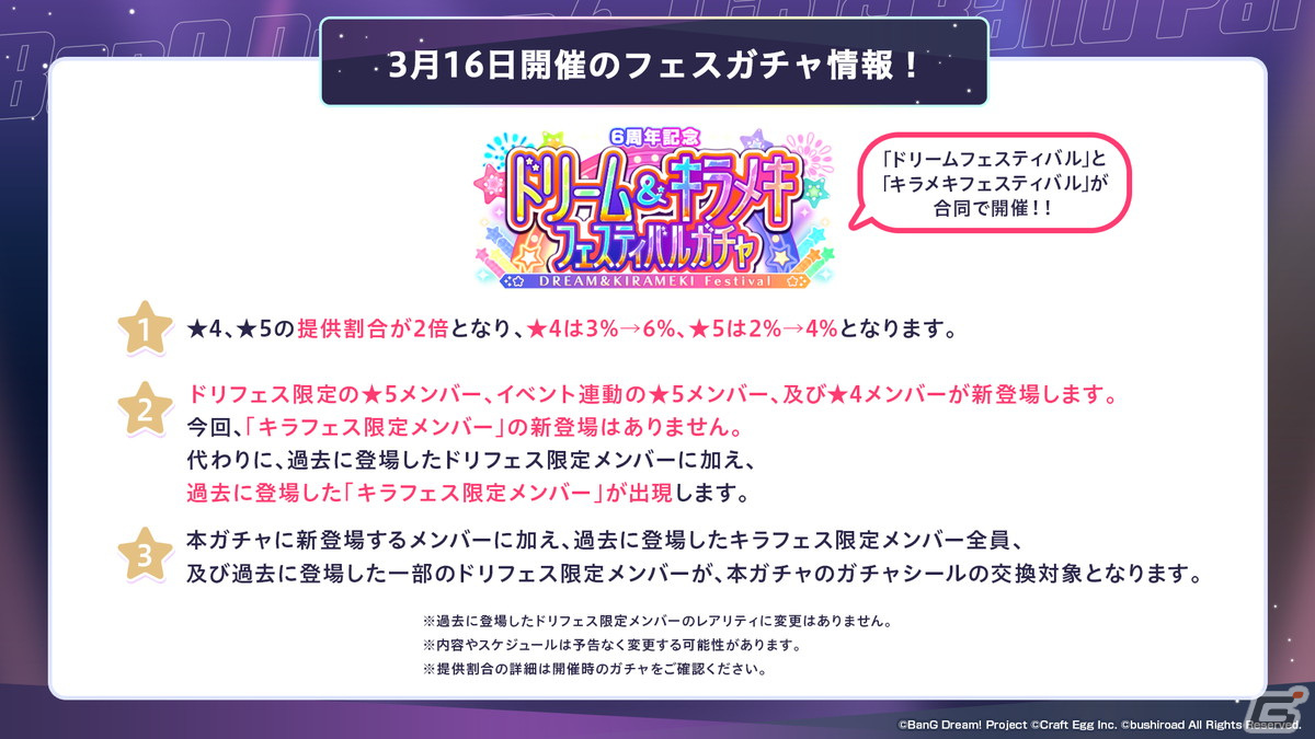 「ガルパ」6周年超大型アップデートの詳細が発表！各バンドの新キービジュアル、卒業式イベント、3Dライブパート映像などが公開にの画像43