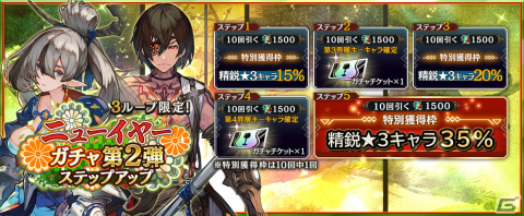 「シン・クロニクル」にロゥレイ（CV：川澄綾子）が新登場！「ニューイヤーガチャ第2弾」が開催の画像2