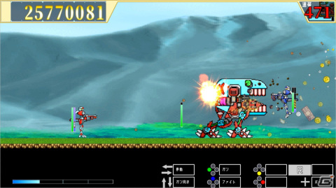 シンプル爽快メカアクションゲーム「ツクールシリーズ　爆砕機行ガンゾォーグ」がSwitchで配信開始！の画像2