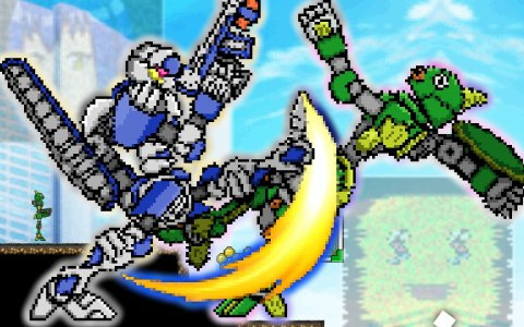シンプル爽快メカアクションゲーム「ツクールシリーズ　爆砕機行ガンゾォーグ」がSwitchで配信開始！