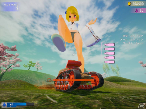 江戸を舞台にセクシーな美少女たちと戦うFPS「大江戸とりがー！！」がSteamで配信開始！の画像5