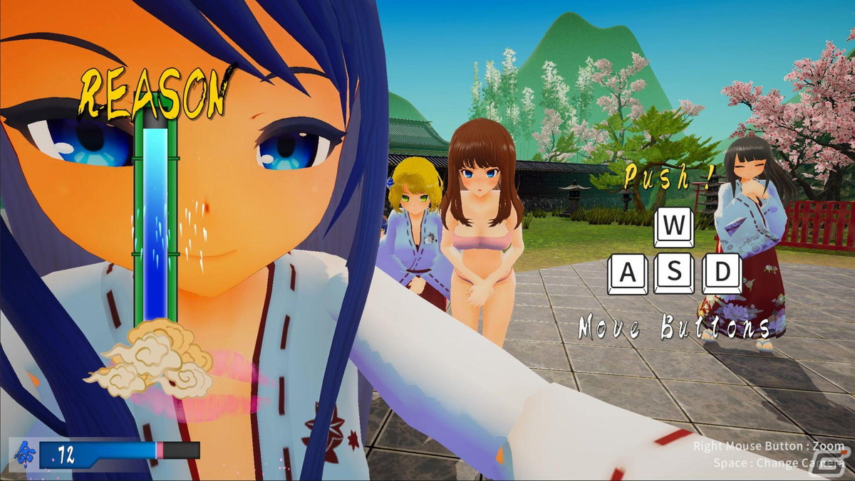 江戸を舞台にセクシーな美少女たちと戦うFPS「大江戸とりがー！！」がSteamで配信開始！の画像10