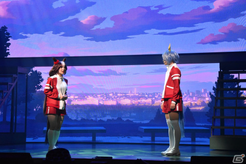 舞台「ウマ娘 プリティーダービー」～Sprinters' Story～ゲネプロ公演の模様をお届け――タップを駆使したレースは迫力満点の画像3