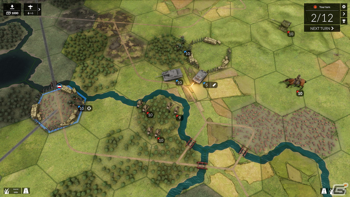 第二次世界大戦を背景にしたターン制ストラテジー「Total Tank Generals」が3月31日にSteamにてリリース決定！の画像6