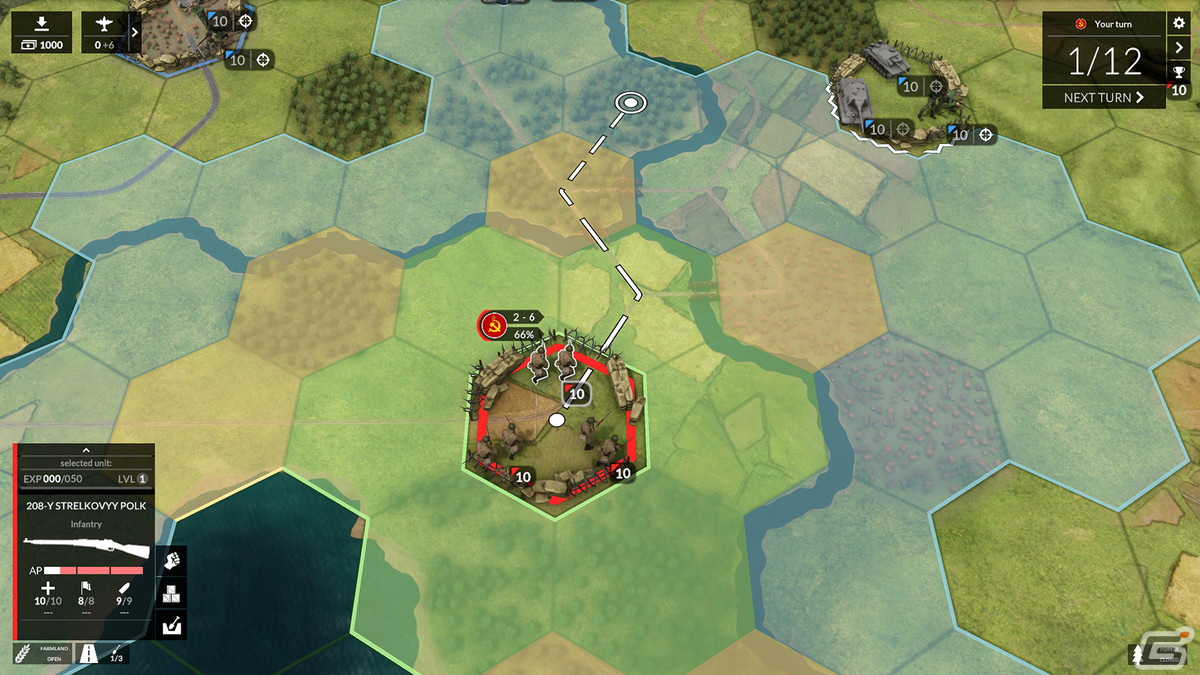 第二次世界大戦を背景にしたターン制ストラテジー「Total Tank Generals」が3月31日にSteamにてリリース決定！の画像9