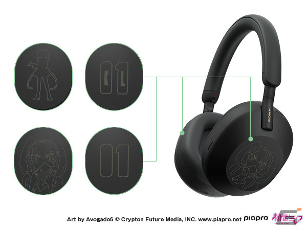 アボガド6氏の描く初音ミクとコラボしたウォークマン＆ヘッドホンが