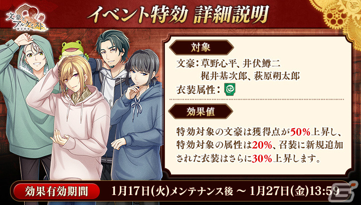 文豪とアルケミスト」谷崎潤一郎の新たな「覚醒ノ指環」が登場！調査