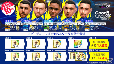 「サカつくRTW」“中央突破”を得意戦術とする欧州の新★5選手が登場する「グッドチョイスSCOUT」が開催！の画像1
