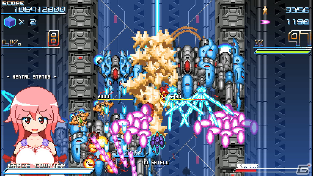 被弾の危険をチャンスに変える弾幕STG「Graze Counter GM」がPS5/PS4/Xbox/Switch/Steam向けに配信開始！の画像8