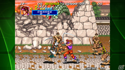iOS/Android「戦国伝承2 アケアカNEOGEO」が配信！巫女姫に召喚された戦士となってさまざまな時代を戦い抜くアクションゲームの画像3