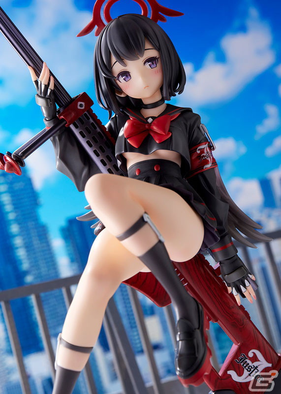 「ブルアカ」正義実現委員会に所属する1年生「静山マシロ」が1/7スケールフィギュアに！巨大なスナイパーライフルを携えたポージングを再現の画像13