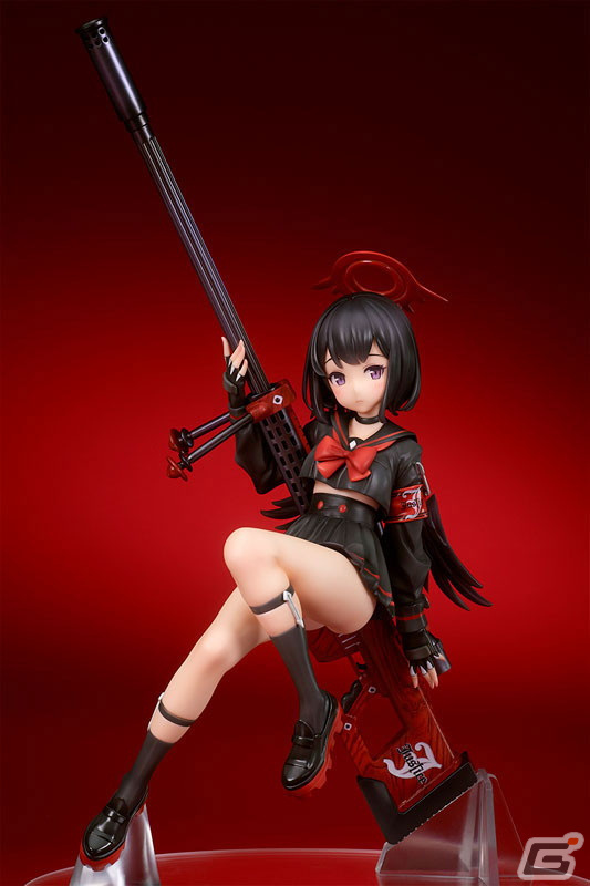 「ブルアカ」正義実現委員会に所属する1年生「静山マシロ」が1/7スケールフィギュアに！巨大なスナイパーライフルを携えたポージングを再現の画像2
