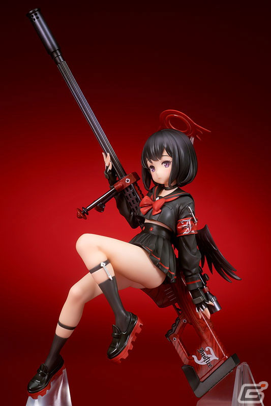 「ブルアカ」正義実現委員会に所属する1年生「静山マシロ」が1/7スケールフィギュアに！巨大なスナイパーライフルを携えたポージングを再現の画像3