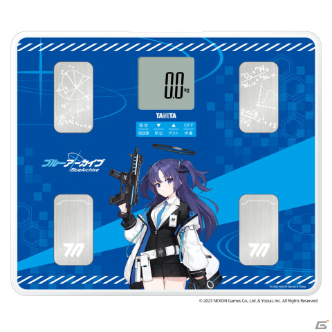 早瀬ユウカの音声で“先生”の健康づくりをサポート！「ブルアカ」とコラボレーションした音声体組成計が発売決定の画像1