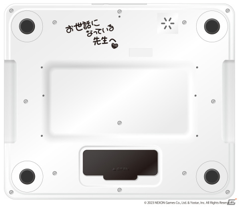早瀬ユウカの音声で“先生”の健康づくりをサポート！「ブルアカ」とコラボレーションした音声体組成計が発売決定の画像2