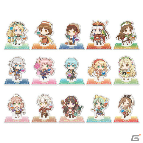 「アトリエ」シリーズ25周年を記念した新商品がガストショップに登場！歴代主人公・ヒロインたちのアクリルスタンドなどがラインナップの画像13