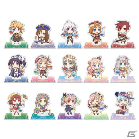 「アトリエ」シリーズ25周年を記念した新商品がガストショップに登場！歴代主人公・ヒロインたちのアクリルスタンドなどがラインナップの画像14