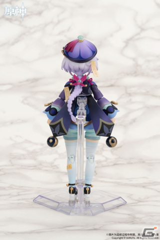 「原神」の七七（冷たき黄泉帰りVer.）がARCTECH可動シリーズに1/8スケールで登場！店舗共通特典は武器「斬岩・試作」の画像5