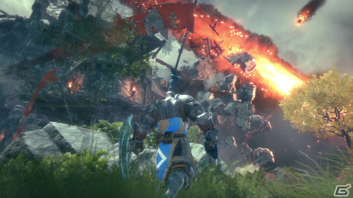 最大100人による攻城戦を楽しめる「Warlander」のSteam版が基本プレイ無料で配信開始！隕石や巨大ロボットといったギミックもの画像2