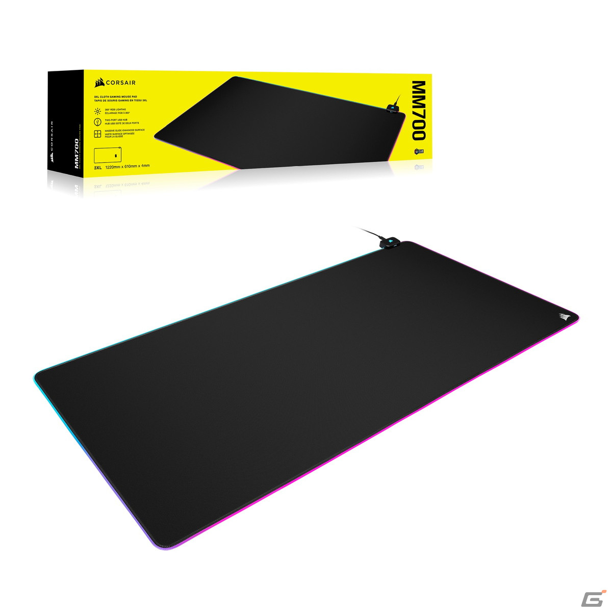 CORSAIR製ワイヤレスゲーミングマウス「M65 RGB ULTRA Wireless」とゲーミングマウスパッド「MM700 RGB Extended 3XL」が1月27日に発売の画像71
