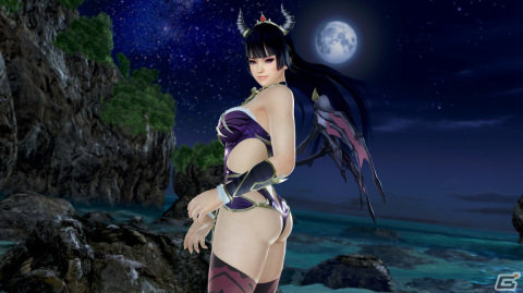 「DEAD OR ALIVE XVV」妖艶な魔王のような新SSR水着「ダークネスクイーン」が登場！音声操作機能のプロト版も期間限定で追加の画像10