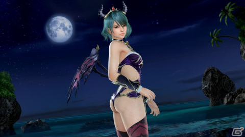 「DEAD OR ALIVE XVV」妖艶な魔王のような新SSR水着「ダークネスクイーン」が登場！音声操作機能のプロト版も期間限定で追加の画像11