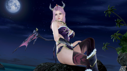 「DEAD OR ALIVE XVV」妖艶な魔王のような新SSR水着「ダークネスクイーン」が登場！音声操作機能のプロト版も期間限定で追加の画像12