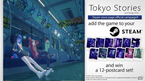 「Tokyo Stories」のSteamストアページが公開！ポストカードセットが当たるキャンペーンも実施の画像3
