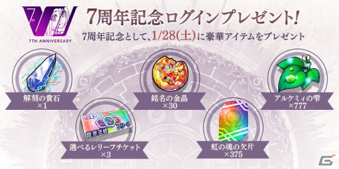 「誰ガ為のアルケミスト」7周年記念キャンペーンが1月28日より開催！ザインver.決戦礼装（CV：内田雄馬）が登場の画像4