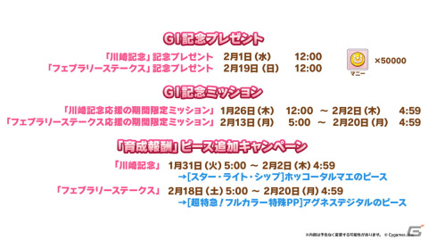 「ウマ娘 プリティーダービー」で「StarHorse4」とのコラボを記念した新育成シナリオ「グランドマスターズ -継ぐ者達へ-」が実装決定！の画像12