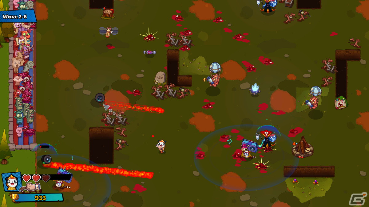 突然変異した動物たちによるローグライトシューティング「クレイジーペットショー」のSteam版が日本語に対応！の画像5