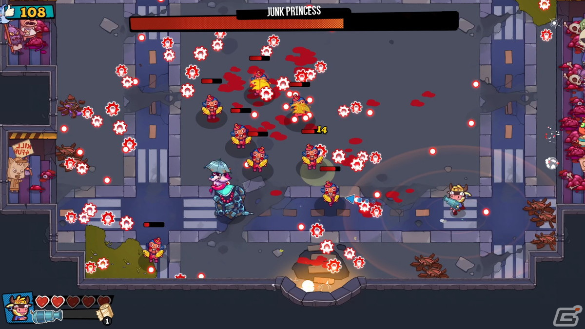 突然変異した動物たちによるローグライトシューティング「クレイジーペットショー」のSteam版が日本語に対応！の画像6
