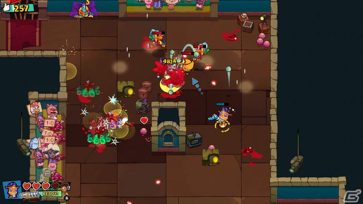突然変異した動物たちによるローグライトシューティング「クレイジーペットショー」のSteam版が日本語に対応！の画像7