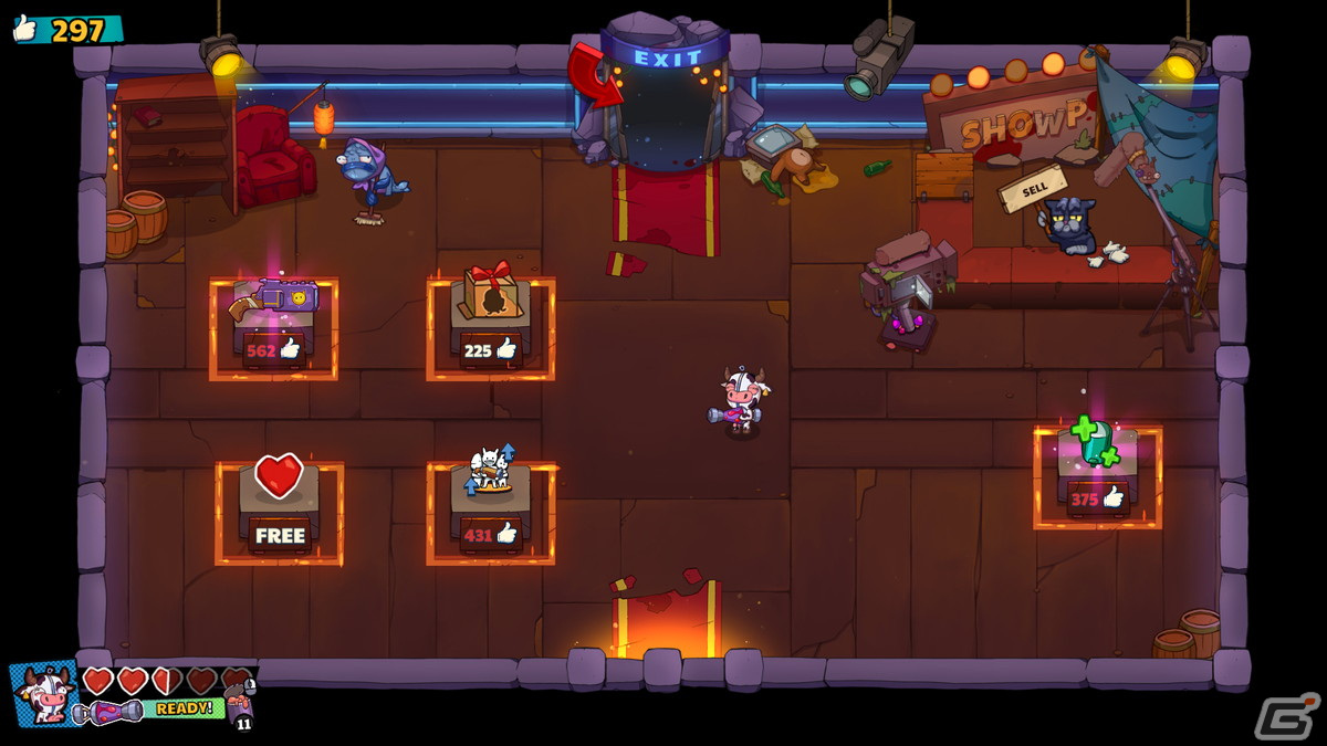 突然変異した動物たちによるローグライトシューティング「クレイジーペットショー」のSteam版が日本語に対応！の画像8