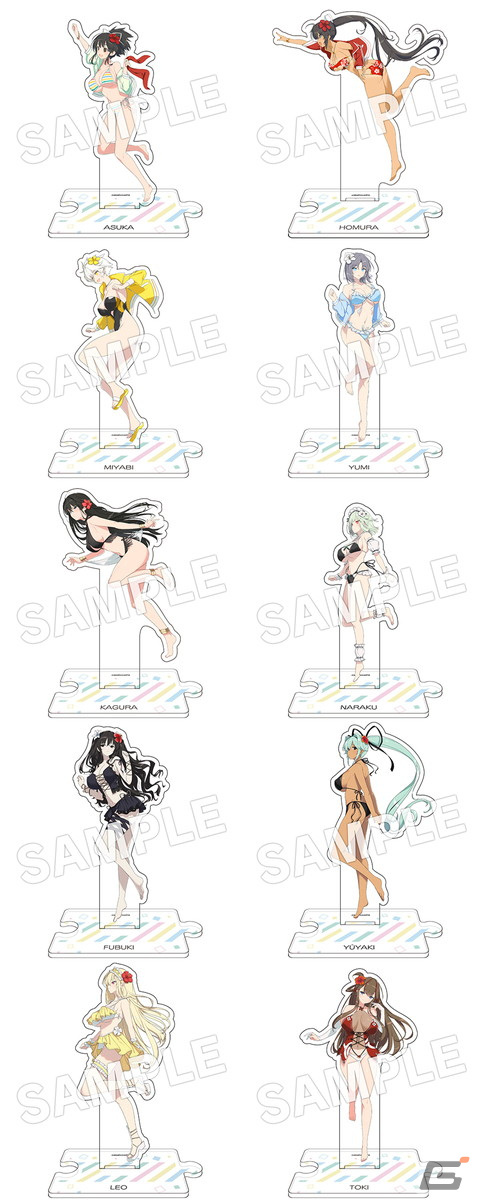 「閃乱カグラ」シリーズ初の展示会「閃乱カグラTEN」の先行販売グッズや特典情報が公開！イラスト集やアクスタなどを販売予定