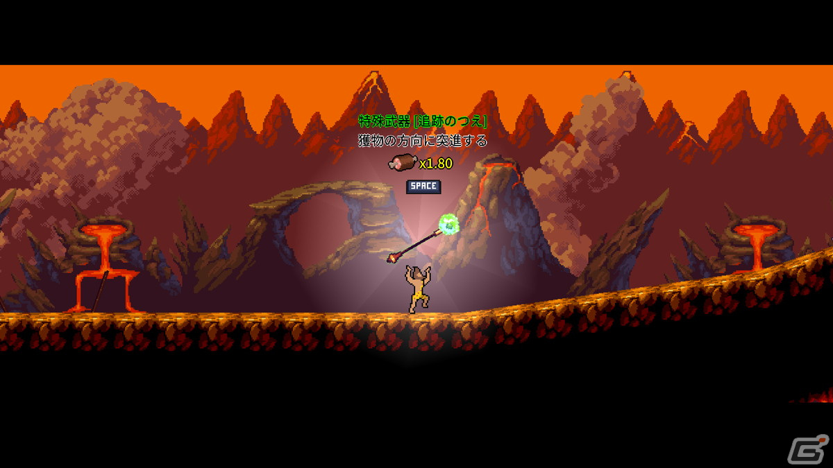 お腹を空かせた原始人が狩りを行うジャンプアクションゲーム「Hungry Caveman」がSteamで配信開始！の画像7