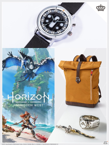 「Horizon Forbidden West」とSuperGroupiesが初コラボ！アーロイと機械獣を表現した腕時計やアウターなど全10アイテムがラインナップの画像1