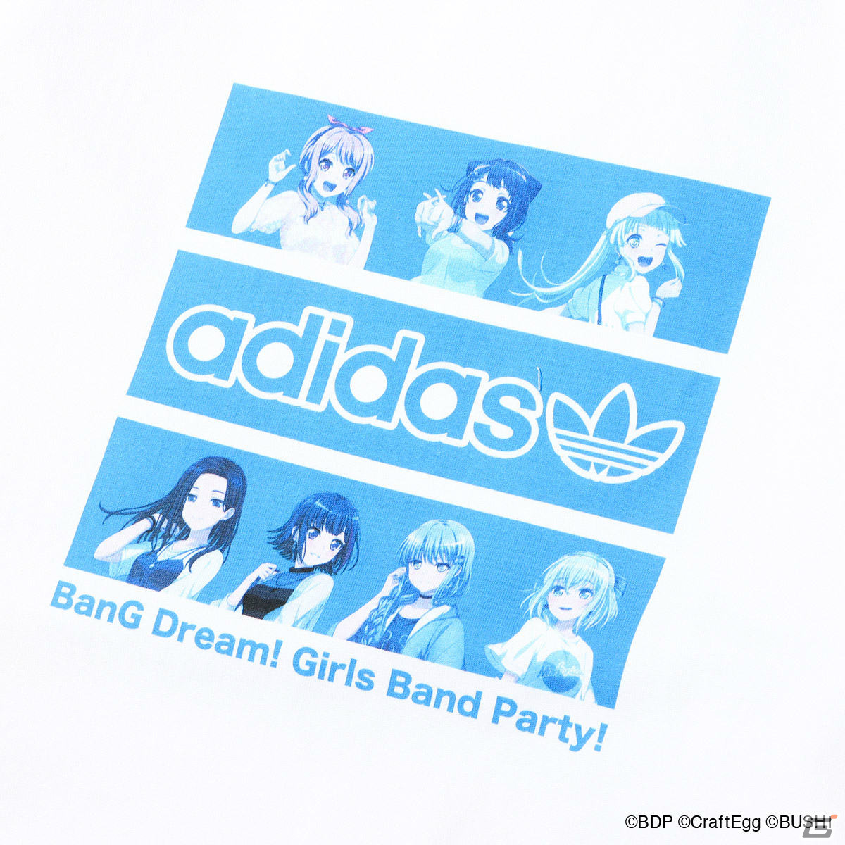 Adidas Originalsとatmosのコラボアパレルより「ガルパ」のTシャツやパーカーなどが2月11日より販売！の画像10