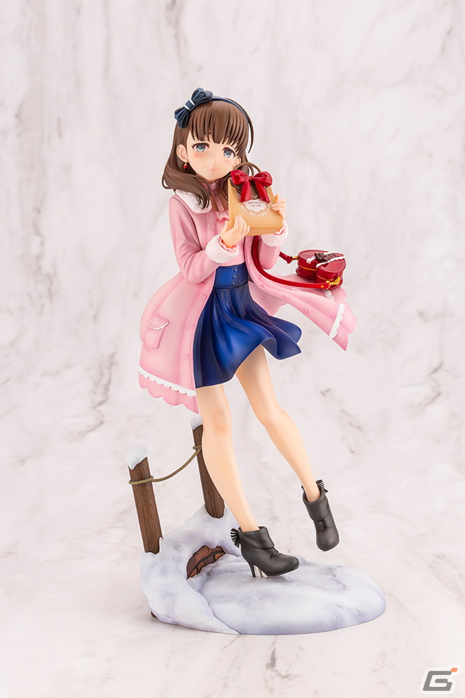 「アイドルマスター シンデレラガールズ」プロデューサーとのバレンタインの様子を描いた佐久間まゆのフィギュアが登場！の画像1