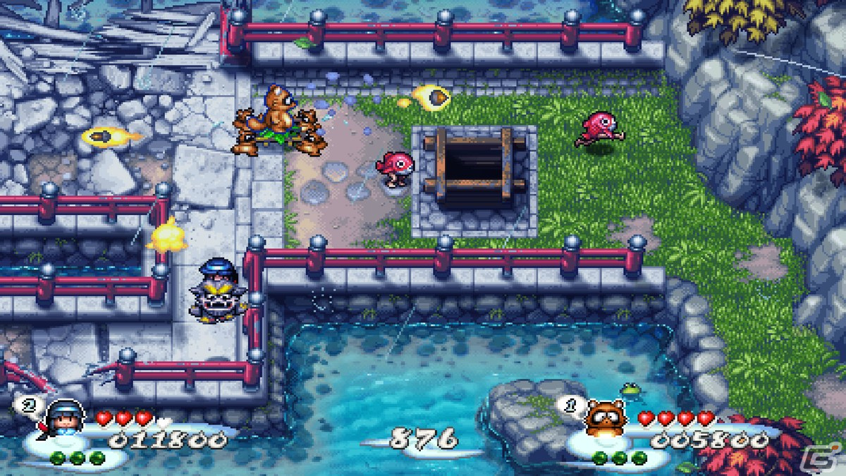 元祖巫女さんSTG「奇々怪界 黒マントの謎」のSteam版が2月24日に配信！16bitテイストの可愛らしい世界観と遊び応え抜群の難易度が魅力の画像4