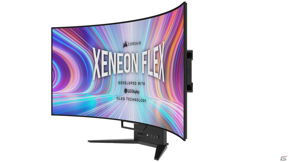 湾曲率800Rまで曲げられるフレキシブルパネルを採用したゲーミングモニター「XENEON FLEX 45WQHD240」が2月15日に発売！の画像3