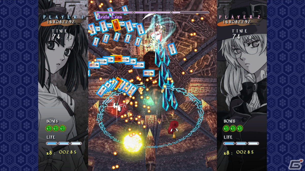 弾幕STG「式神の城II」のSwitch版が4月13日に発売！おすそわけプレイやアーケード気分で楽しめる縦画面に対応の画像11