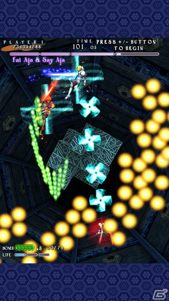 弾幕STG「式神の城II」のSwitch版が4月13日に発売！おすそわけプレイやアーケード気分で楽しめる縦画面に対応の画像12
