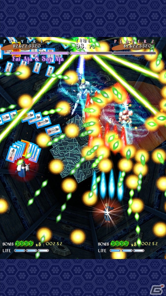 弾幕STG「式神の城II」のSwitch版が4月13日に発売！おすそわけプレイやアーケード気分で楽しめる縦画面に対応の画像14