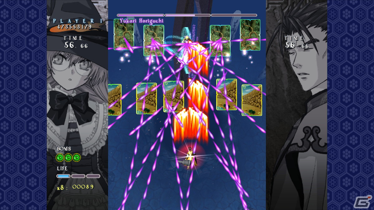 弾幕STG「式神の城II」のSwitch版が4月13日に発売！おすそわけプレイやアーケード気分で楽しめる縦画面に対応の画像8