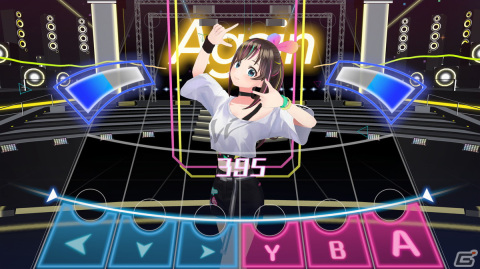 「Kizuna AI – Touch the Beat!」のSwitch版はタッチ操作とジャイロ操作に対応！直感的な操作でライブを楽しもうの画像1