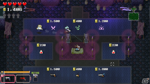 ローグライク系ダンジョン探索STG「Mystic Gate」のSteam版が配信開始！武器やスキルでキャラを強化し攻略を目指そうの画像9