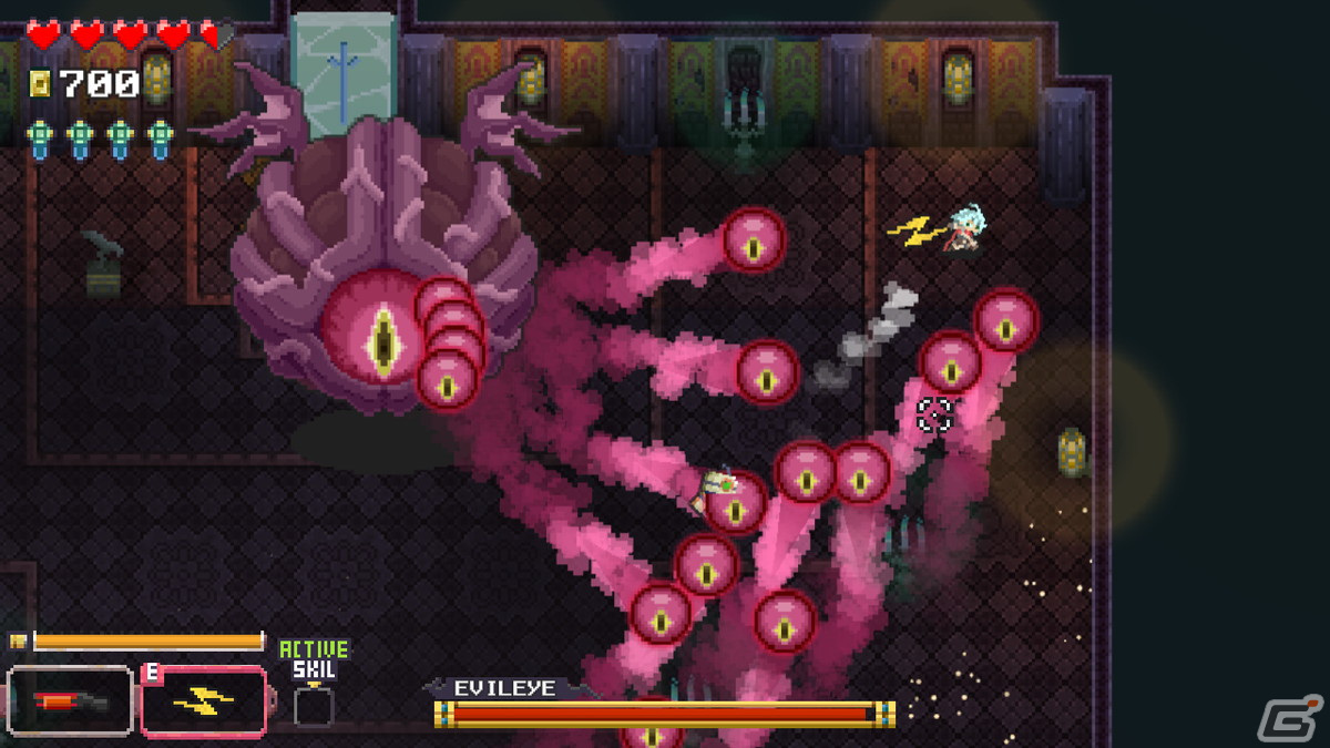 ローグライク系ダンジョン探索STG「Mystic Gate」のSteam版が配信開始！武器やスキルでキャラを強化し攻略を目指そうの画像4
