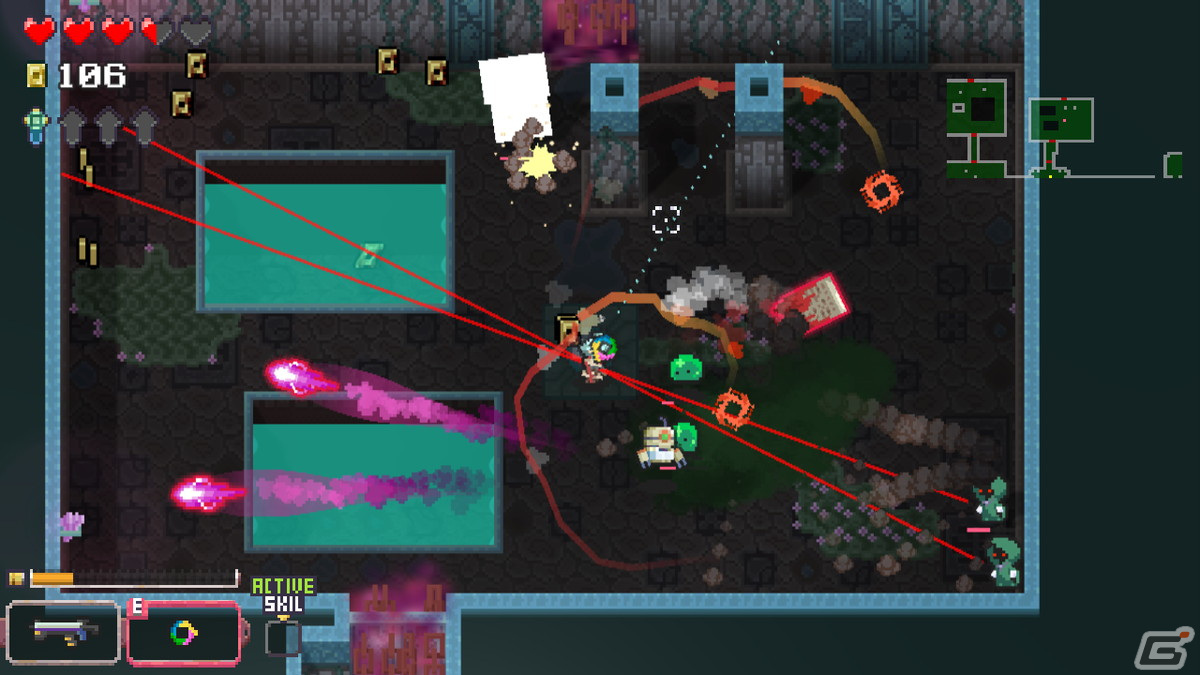 ローグライク系ダンジョン探索STG「Mystic Gate」のSteam版が配信開始！武器やスキルでキャラを強化し攻略を目指そうの画像6